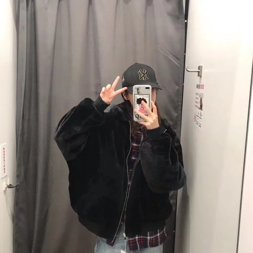 Double-Sided Wear Fce Pilot Jaet Coat Women's Autumn Winter New Sle Sweet Loose Fit Cotton Zipper Closure Color
Double-Sided Wear Fce Pilot Jaet Coat Women's Autumn Winter New Sle Sweet Loose Fit Cotton Zipper Closure Color