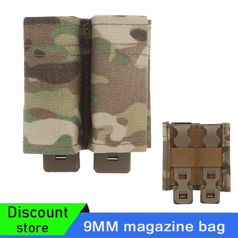 MOLLE Magazine Pouch 9mm Dual Magazine Pouch. Quick release magazine holster for M9 P226
MOLLE Magazine Pouch 9mm Dual Magazine Pouch. Quick release magazine holster for M9 P226