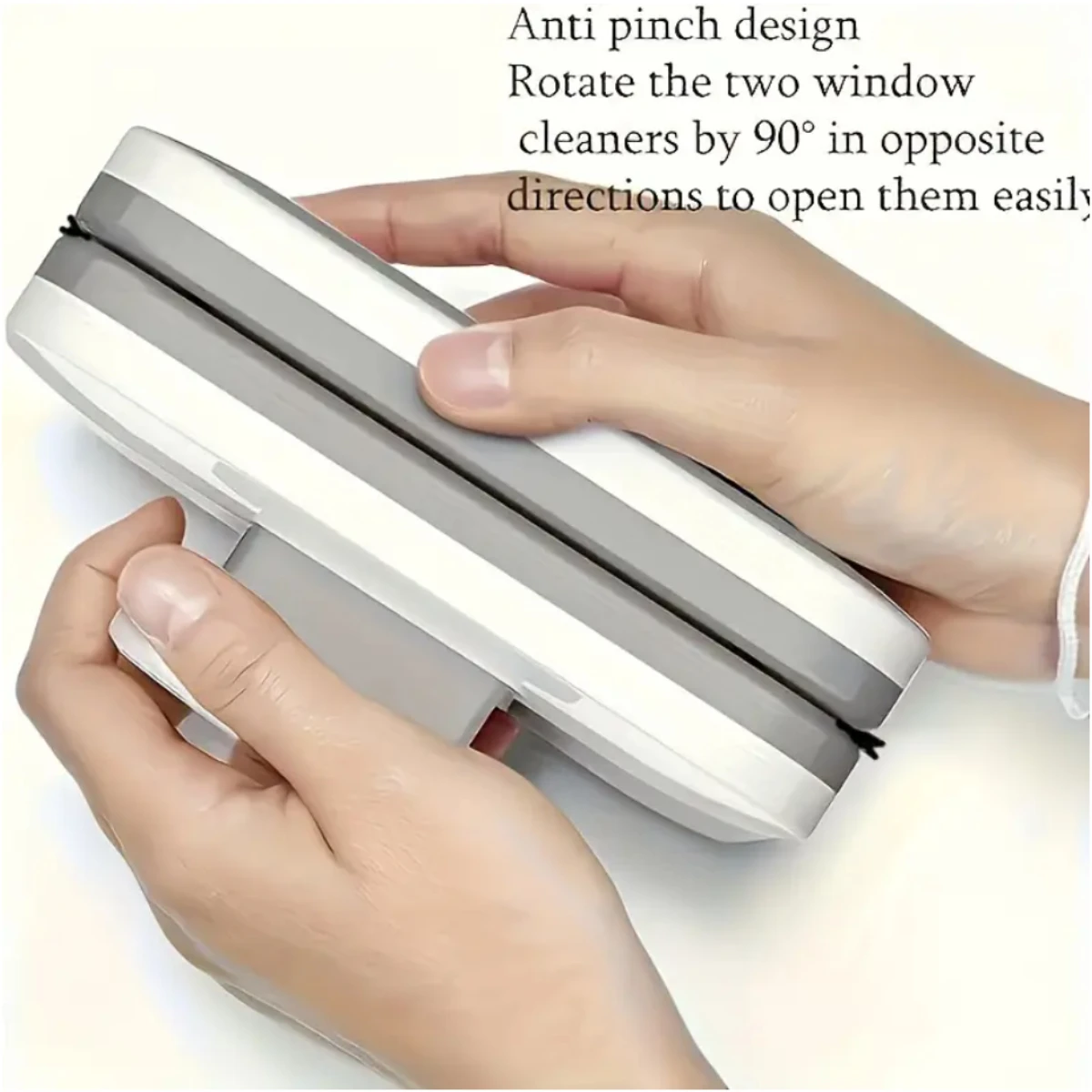 Double-Sided Magnetic Window Cleaner - ABS Handheld Tool for High-Rise Glass, Anti-Pinch Safety, Includes Rope, Fits 3-10mm Thic
Double-Sided Magnetic Window Cleaner - ABS Handheld Tool for High-Rise Glass, Anti-Pinch Safety, Includes Rope, Fits 3-10mm Thic