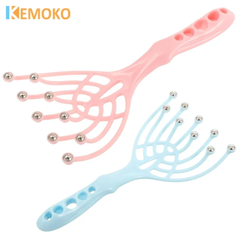 Head Massager Scalp Neck Comb Roller Five Finger 9 Claws Steel Ball Health Care Aid Stress Relief Artifact Soul Extraction 1 Pc
Head Massager Scalp Neck Comb Roller Five Finger 9 Claws Steel Ball Health Care Aid Stress Relief Artifact Soul Extraction 1 Pc