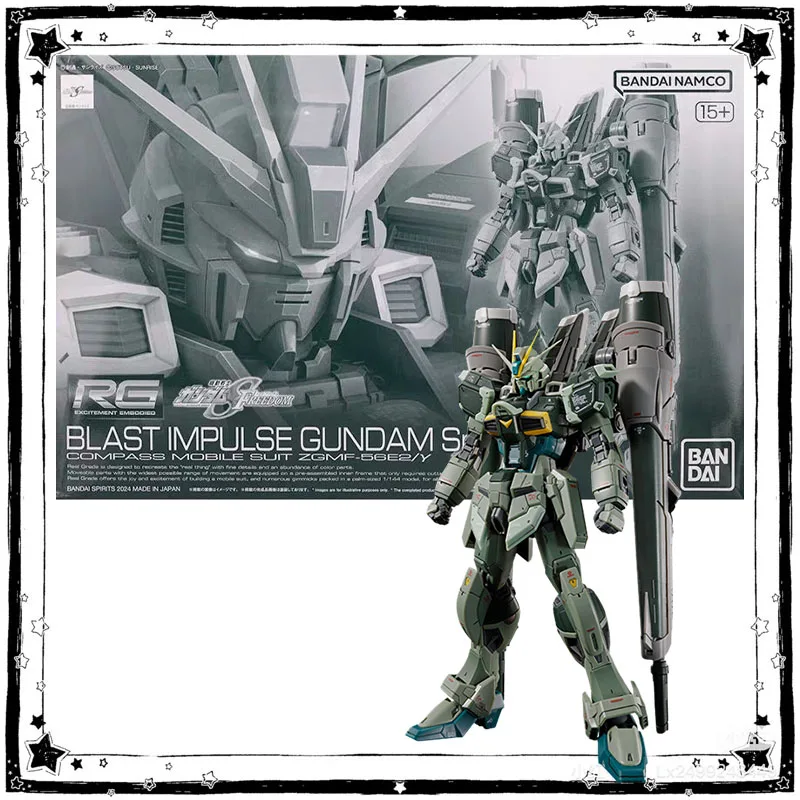 In Stock Bandai Gundam Model Kit Anime Figure RG 1/144 Blast Impulse Spec 2 Anime Action Figure Collection Assembly Model Toys
In Stock Bandai Gundam Model Kit Anime Figure RG 1/144 Blast Impulse Spec 2 Anime Action Figure Collection Assembly Model Toys