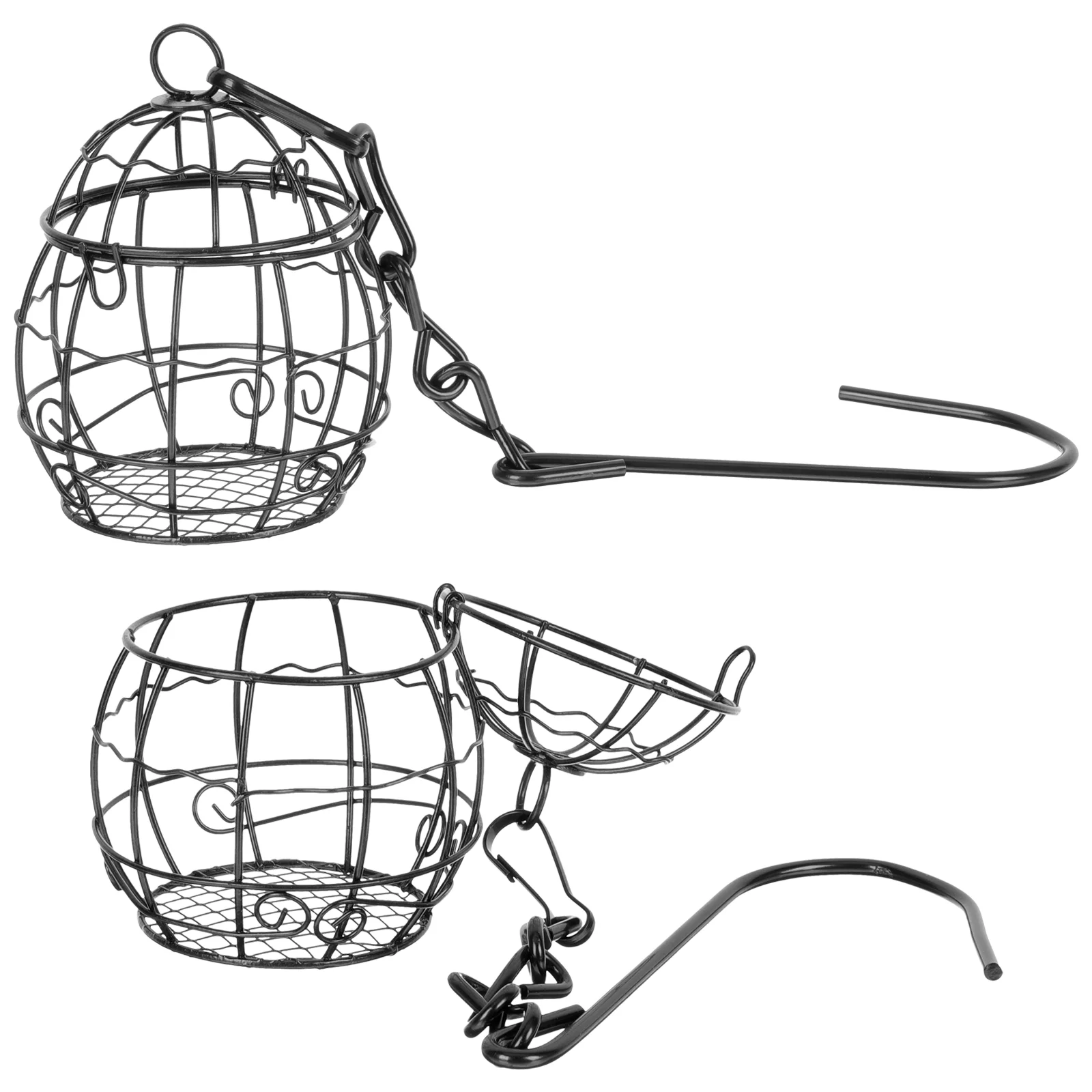 2 Pcs Bird Cage Feeder Fodder Container Feeders for Outdoors Swing Small outside Toys Hanging The Food
2 Pcs Bird Cage Feeder Fodder Container Feeders for Outdoors Swing Small outside Toys Hanging The Food