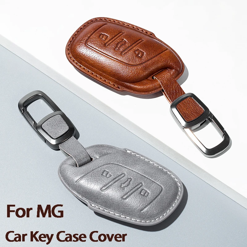 Leather Key Case Cover For MG MG4 MG5 MG6 Mg3 Mg7 MG ZS EV HS EHS ZX GT Car High-end Keychain Bag Protective Case
Leather Key Case Cover For MG MG4 MG5 MG6 Mg3 Mg7 MG ZS EV HS EHS ZX GT Car High-end Keychain Bag Protective Case