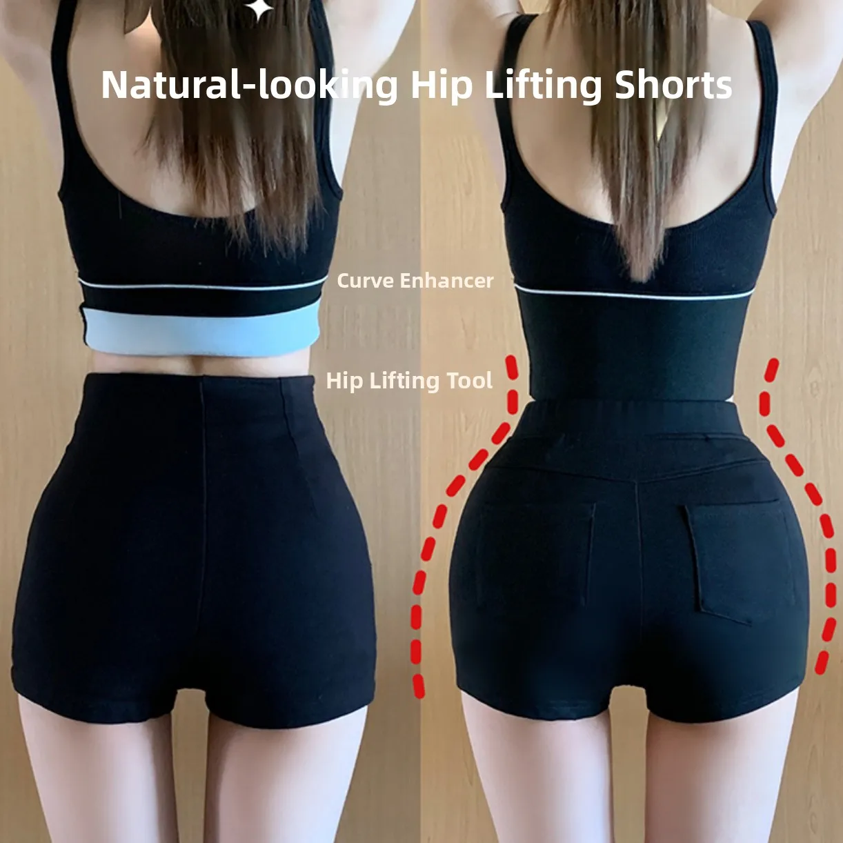 Natural Waist High Rise Black Denim Shorts Women's Versatile Bodycon Jeans Spring Summer Cotton Stretch Fabric
Natural Waist High Rise Black Denim Shorts Women's Versatile Bodycon Jeans Spring Summer Cotton Stretch Fabric