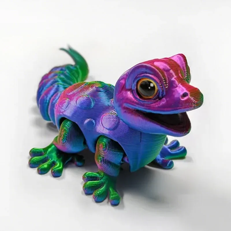 3D Printed Gecko Simulated Multi-joint Movable Animals Ornament Mini Home Decoration Accessories Funny Cute Kids Craft Toy Gifts
3D Printed Gecko Simulated Multi-joint Movable Animals Ornament Mini Home Decoration Accessories Funny Cute Kids Craft Toy Gifts