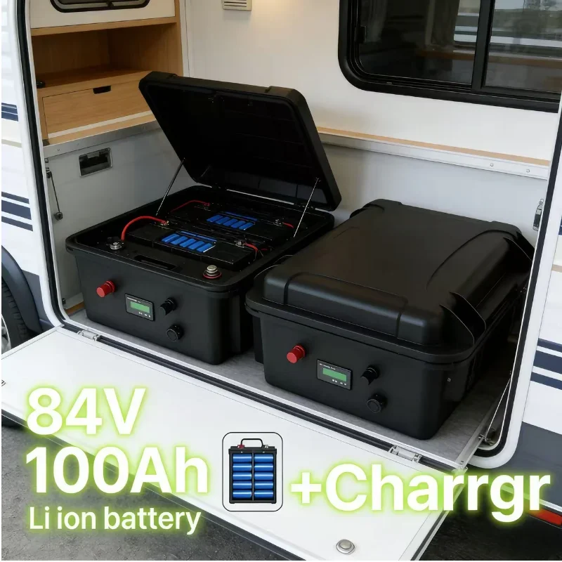 High Power 84V 100Ah Li-Ion Battery Built-in BMS, 8400W Output, Professional For Sicile EV & Electric Vehicles
High Power 84V 100Ah Li-Ion Battery Built-in BMS, 8400W Output, Professional For Sicile EV & Electric Vehicles