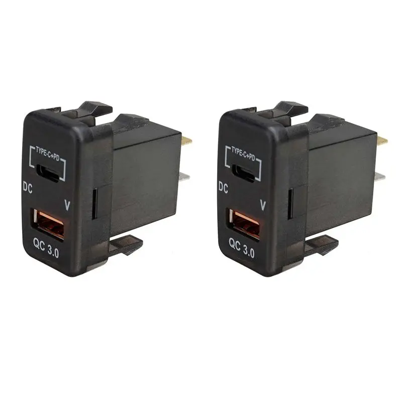 A48P-2X Car Fast Adapter QC3.0 Dual USB Quick Socket With Voltmeter For Toyota Land Cruiser Hilux Prado FJ
A48P-2X Car Fast Adapter QC3.0 Dual USB Quick Socket With Voltmeter For Toyota Land Cruiser Hilux Prado FJ
