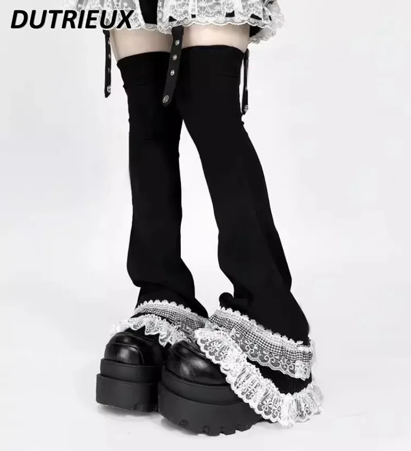 Japanese Style Y2k Sweet Cute Girls Wild Black Socks Leg Cover Spring New Horn High Tube Leg Warmer Legwarmers for Women
Japanese Style Y2k Sweet Cute Girls Wild Black Socks Leg Cover Spring New Horn High Tube Leg Warmer Legwarmers for Women