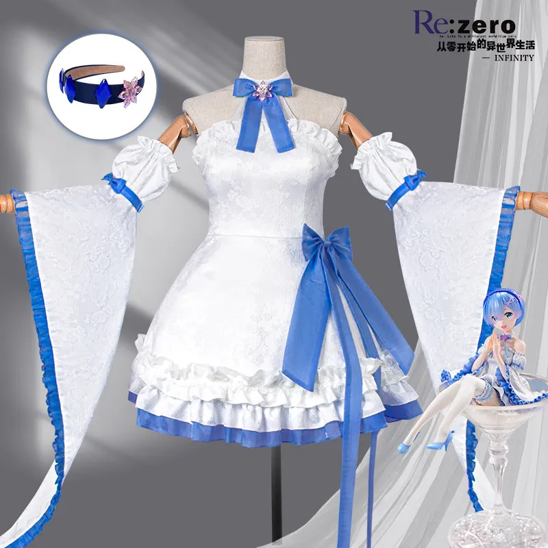 Rem Maid Outfit Re:Life in A Different World From Zero Cosplay Uniform Outfits Full Set for Adult Halloween Carnival Fancy Suits
Rem Maid Outfit Re:Life in A Different World From Zero Cosplay Uniform Outfits Full Set for Adult Halloween Carnival Fancy Suits