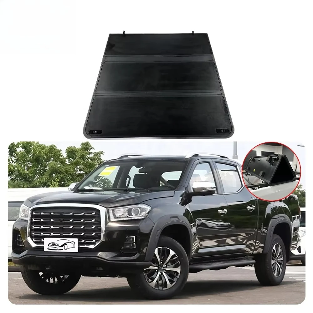 Hard Folding Cover Aluminum Alloy Tri Fold Tonneau Cover for T70 2019-2023 Tonneau Cover
Hard Folding Cover Aluminum Alloy Tri Fold Tonneau Cover for T70 2019-2023 Tonneau Cover