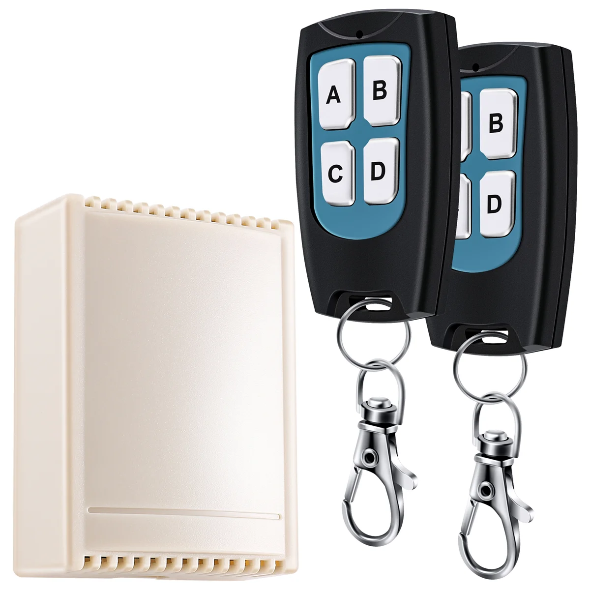 DC 12V 4 Channel 200M Wireless RF Remote Control Switch 2 Transmitter + Receiver
DC 12V 4 Channel 200M Wireless RF Remote Control Switch 2 Transmitter + Receiver