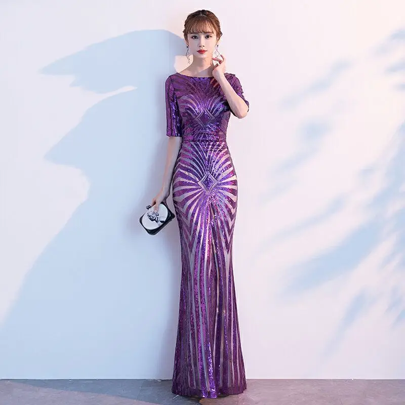 Muslim Elegant Half Sleeves Evening Dresses Mermaid Sequin Bling Moroccan Kaftan Formal Party Prom Gowns
Muslim Elegant Half Sleeves Evening Dresses Mermaid Sequin Bling Moroccan Kaftan Formal Party Prom Gowns