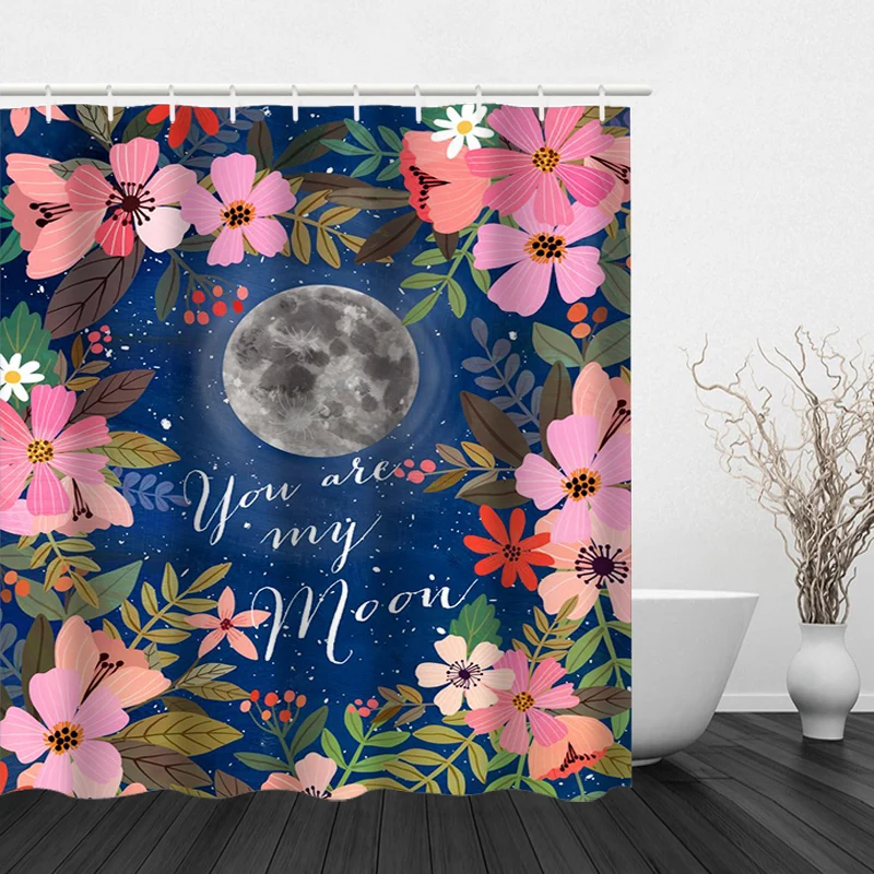 Huahe Full Moon Shower Curtain Printed Board Modern Polyester Processing Waterproof Shower Curtain Hook
Huahe Full Moon Shower Curtain Printed Board Modern Polyester Processing Waterproof Shower Curtain Hook