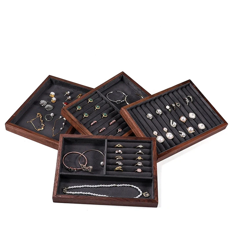 Vintage Dark Grey Velvet Jewelry Tray Multipurpose Earrings Ring Necklace Bracelet Display Storage Stand Counter Showcase Props
Vintage Dark Grey Velvet Jewelry Tray Multipurpose Earrings Ring Necklace Bracelet Display Storage Stand Counter Showcase Props