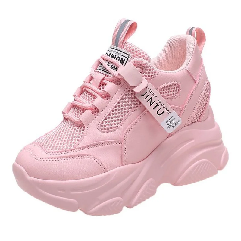 Comemore Spring Women's Sneakers Casual Women Chunky Mesh Thick Bottom Woman Vulcanize Platform Sports Shoes Tennis Female Pink
Comemore Spring Women's Sneakers Casual Women Chunky Mesh Thick Bottom Woman Vulcanize Platform Sports Shoes Tennis Female Pink