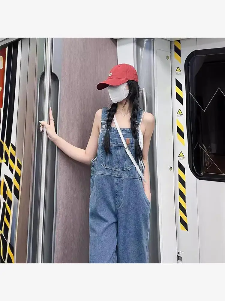 Весенне-осенние тонкие джинсовые комбинезоны, женские свободные широкие брюки небольшого размера с эффектом похудения, повседневная рабочая одежда, джинсы
Весенне-осенние тонкие джинсовые комбинезоны, женские свободные широкие брюки небольшого размера с эффектом похудения, повседневная рабочая одежда, джинсы