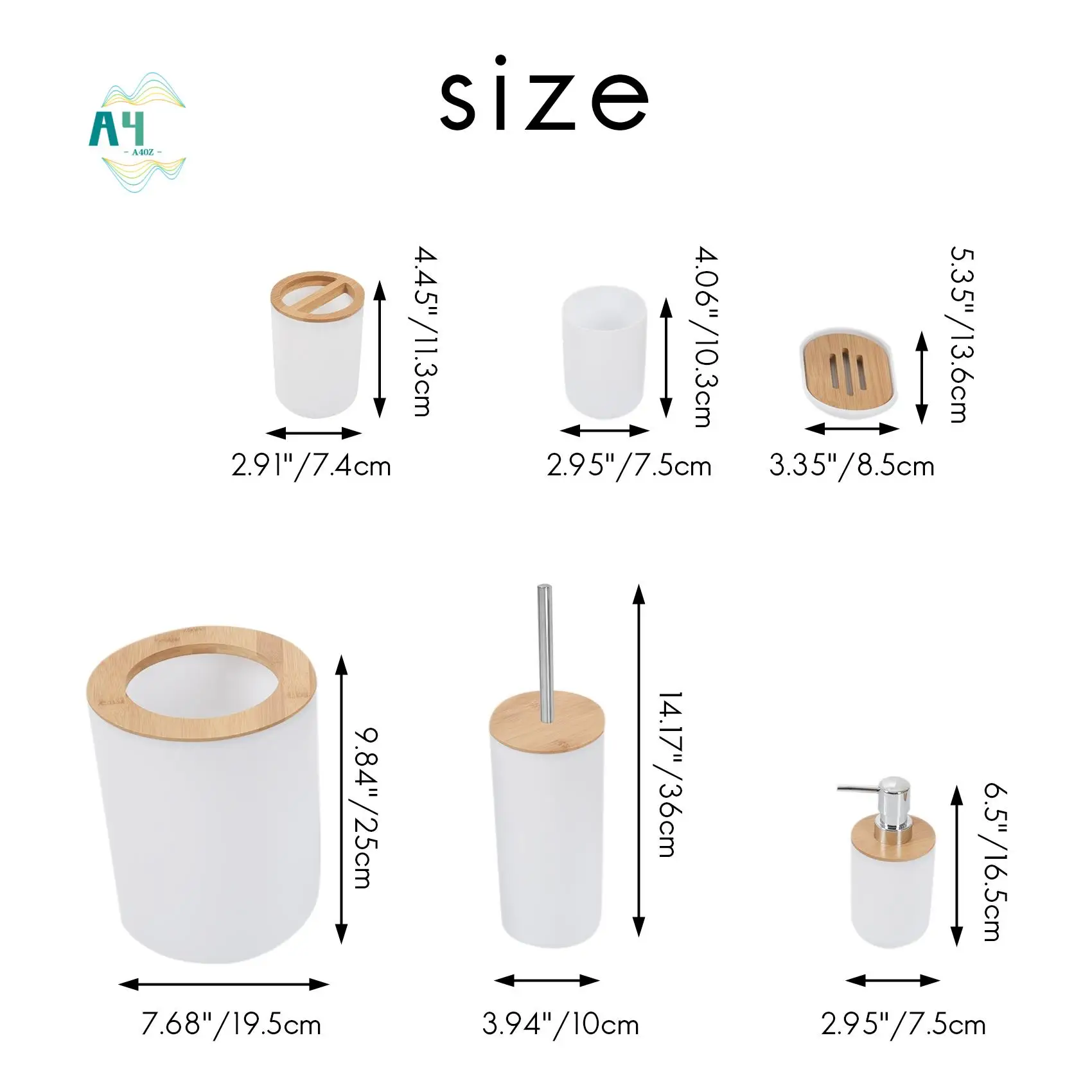 A40Z-6-Piece Bamboo Bath Accessory Set Environmentally Friendly Toilet Accessory Set With Lotion Dispenser Etc.
A40Z-6-Piece Bamboo Bath Accessory Set Environmentally Friendly Toilet Accessory Set With Lotion Dispenser Etc.