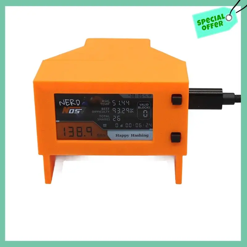 A95Q-Nerdminer Nerdnos 120GH/S Bitcoin Solo Miner BTC Asic Miner Wi-Fi Connection Bitcoin Crypto Miner AU PLUG
A95Q-Nerdminer Nerdnos 120GH/S Bitcoin Solo Miner BTC Asic Miner Wi-Fi Connection Bitcoin Crypto Miner AU PLUG