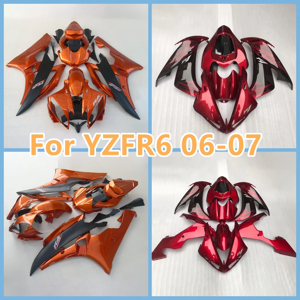 Free Custom Motorcycle Fairings Kit for YZF R6 2006 2007 YZFR6 07 06 Bodywork ABS Plastic Injection Sportbike Body Repair Parts
Free Custom Motorcycle Fairings Kit for YZF R6 2006 2007 YZFR6 07 06 Bodywork ABS Plastic Injection Sportbike Body Repair Parts