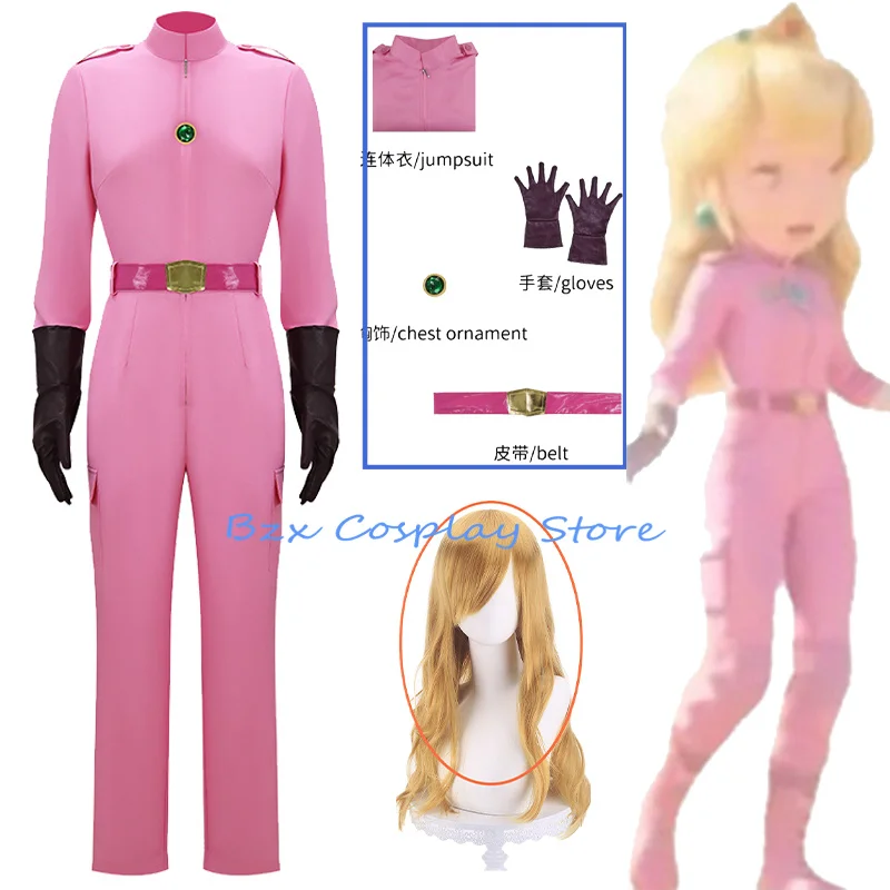 2026 Anime Peach Cosplay Sweet Princess Costume Women Pink Jumpsuits Glove Prop Wig Set Party Play New Outfit Bodysuit
2026 Anime Peach Cosplay Sweet Princess Costume Women Pink Jumpsuits Glove Prop Wig Set Party Play New Outfit Bodysuit