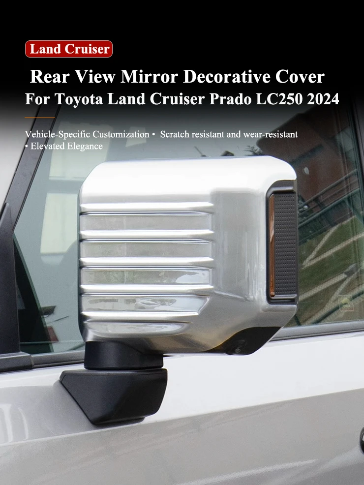 For Toyota Land Cruiser 250 Prado LC250 2024 2025 Rearview Rear View Side Mirror Decorative Cover Trim Car Styling Accessories
For Toyota Land Cruiser 250 Prado LC250 2024 2025 Rearview Rear View Side Mirror Decorative Cover Trim Car Styling Accessories