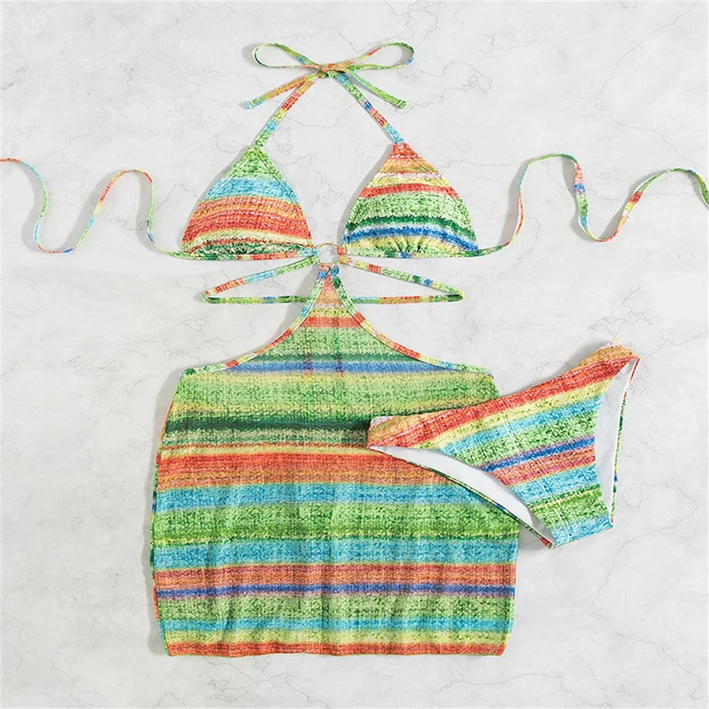 Tie Dye String Бикини с открытой спиной Пляжное платье в стиле бохо в полоску Y2K Купальник с высокой талией Отпускной купальник Женский купальный костюм Пляжная одежда
Tie Dye String Бикини с открытой спиной Пляжное платье в стиле бохо в полоску Y2K Купальник с высокой талией Отпускной купальник Женский купальный костюм Пляжная одежда