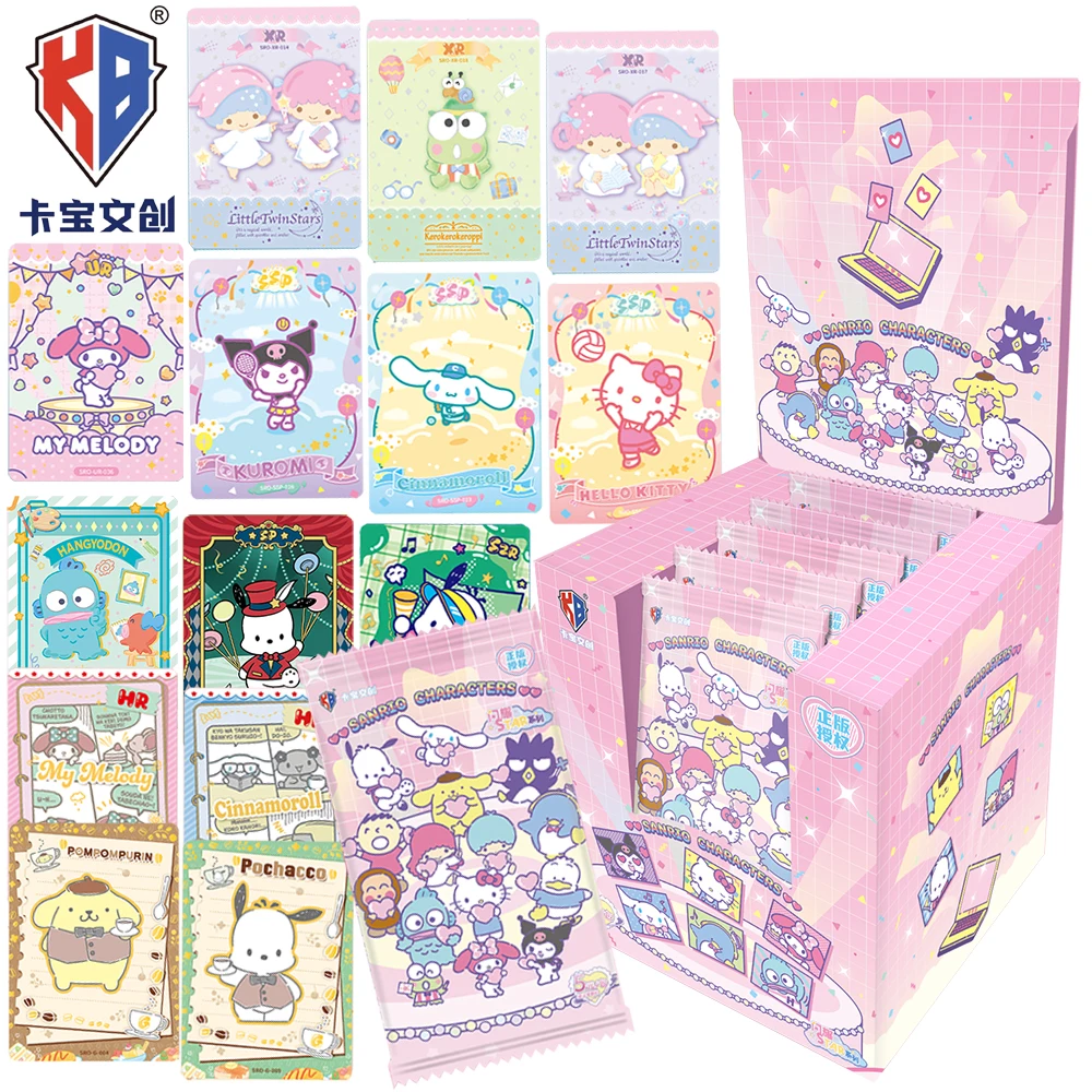 Оригинальная коллекционная карта Kabao Sanrio, забавная цирковая карта, ограниченная серия, милый мультяшный звездный семейный персонаж, креативная игрушка в подарок
Оригинальная коллекционная карта Kabao Sanrio, забавная цирковая карта, ограниченная серия, милый мультяшный звездный семейный персонаж, креативная игрушка в подарок