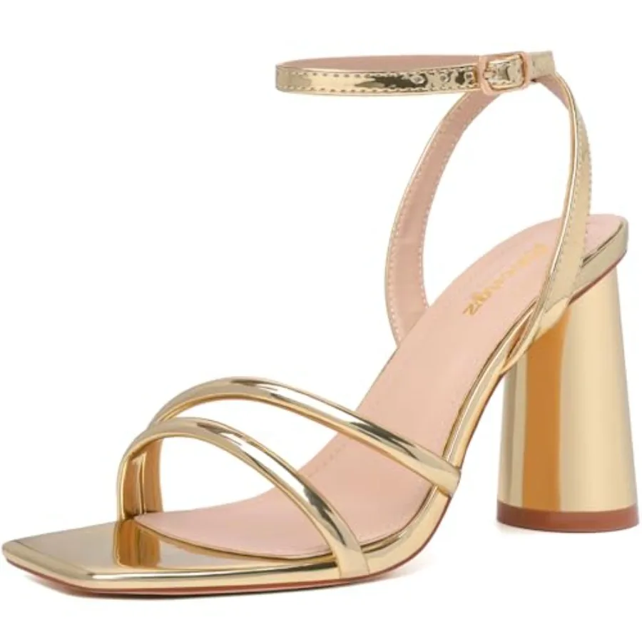 RIBONGZ Block Heels Prom Heeled Sandals for Women Chunky Square Open Toe Strappy High Heels Ankle Strap Wedding Bridal Shoes Hi
RIBONGZ Block Heels Prom Heeled Sandals for Women Chunky Square Open Toe Strappy High Heels Ankle Strap Wedding Bridal Shoes Hi
