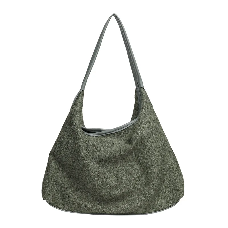 vintage woolen armpit bag ins casual woolen handbag mother bag net red fashion stitching shoulder bag
vintage woolen armpit bag ins casual woolen handbag mother bag net red fashion stitching shoulder bag