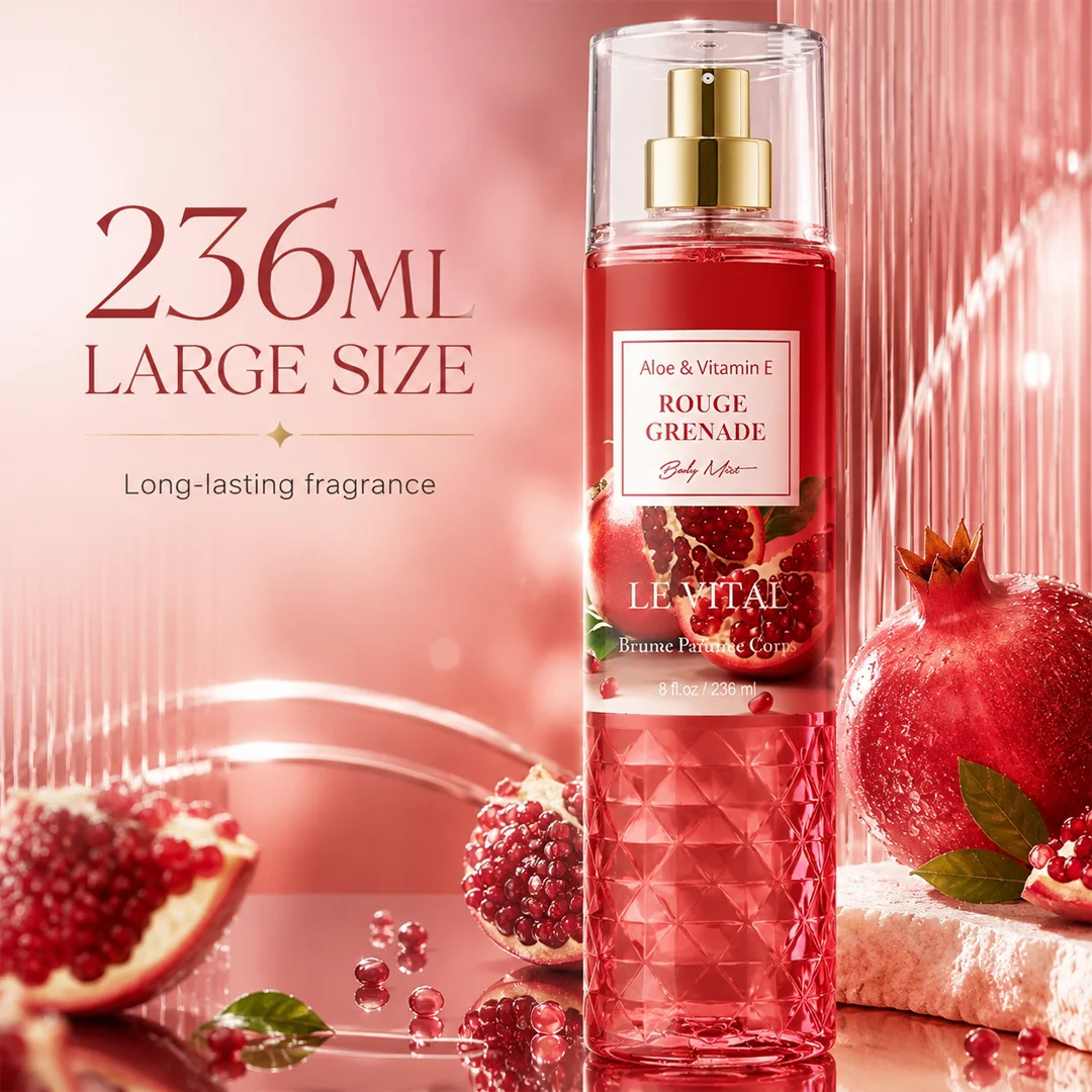 Fresh pomegranate flower fragrance perfume. Wedding party gifts! The fresh and elegant aristocratic floral fragrance emits a refreshing aroma throughout the day, making it an excellent gift for family and friends. Suitable for travel carrying.
Fresh pomegranate flower fragrance perfume. Wedding party gifts! The fresh and elegant aristocratic floral fragrance emits a refreshing aroma throughout the day, making it an excellent gift for family and friends. Suitable for travel carrying.