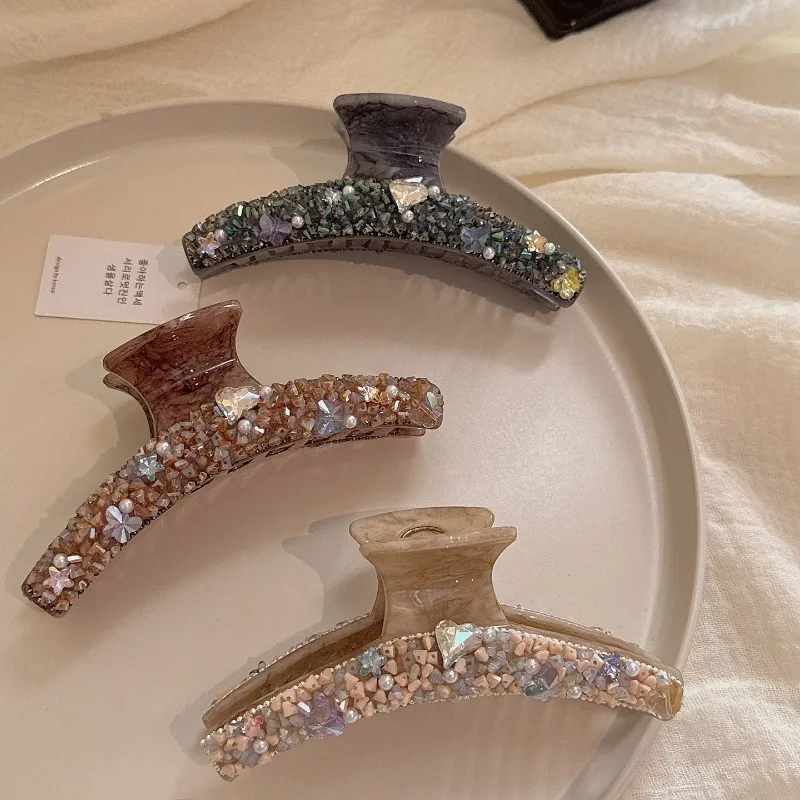 Ultra-sparkle crystal heart-star claw clip – stylish statement hair accessory, large size, Hair Clip
Ultra-sparkle crystal heart-star claw clip – stylish statement hair accessory, large size, Hair Clip
