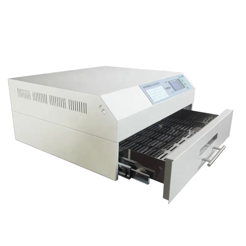 370*450 Mm Puhui T-962A+ Smt Reflow Oven for BGA LED PCB Soldering Can Connect Computer
370*450 Mm Puhui T-962A+ Smt Reflow Oven for BGA LED PCB Soldering Can Connect Computer