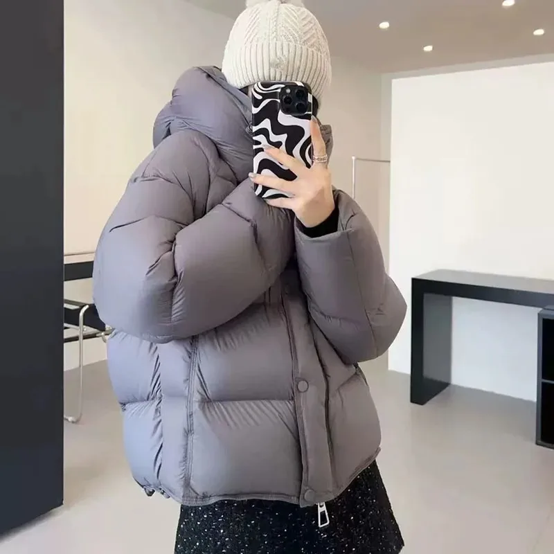 Short Hooded Cloud Puff Thickened Puffer Jacket for Women
Short Hooded Cloud Puff Thickened Puffer Jacket for Women
