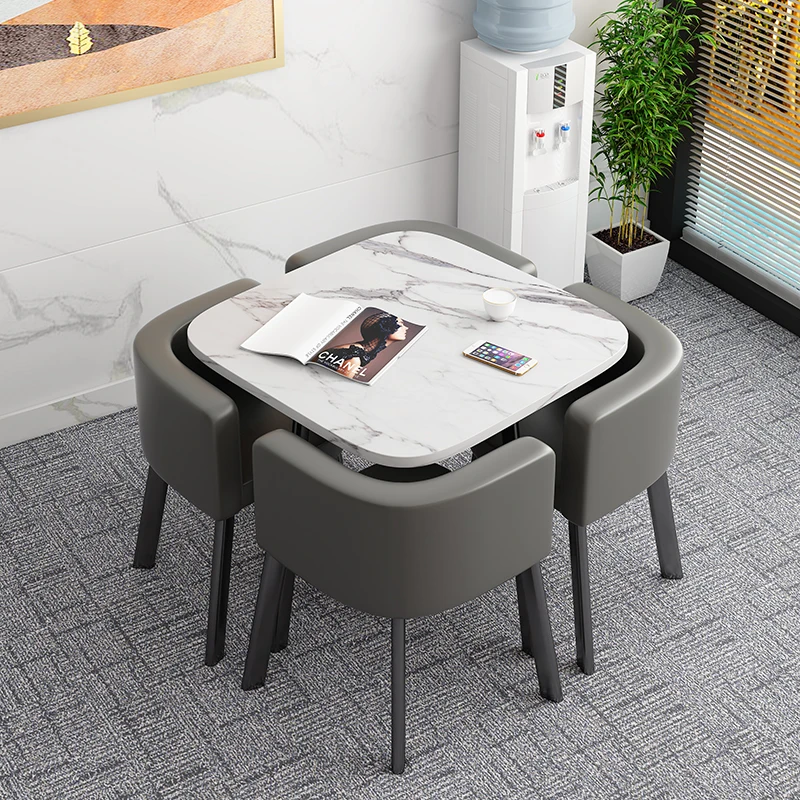 Grey Comedor Dining Table Chairs Office Reception Coffee Dining Table Small Save Space Mesa Comedor Furniture GPF50YH
Grey Comedor Dining Table Chairs Office Reception Coffee Dining Table Small Save Space Mesa Comedor Furniture GPF50YH