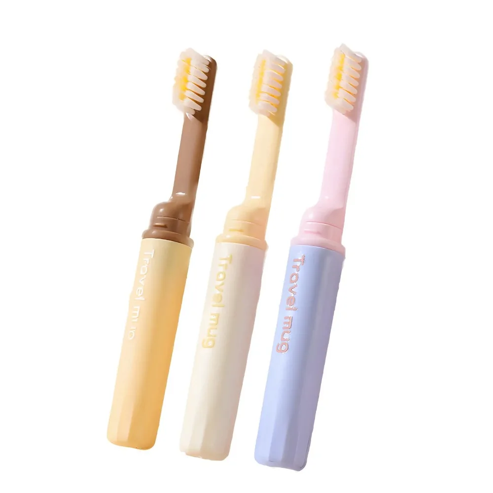 Plastic Folding Toothbrush Lightweight Mini Soft Bristle Toothbrush Convenient Adults Children Tooth Brush
Plastic Folding Toothbrush Lightweight Mini Soft Bristle Toothbrush Convenient Adults Children Tooth Brush