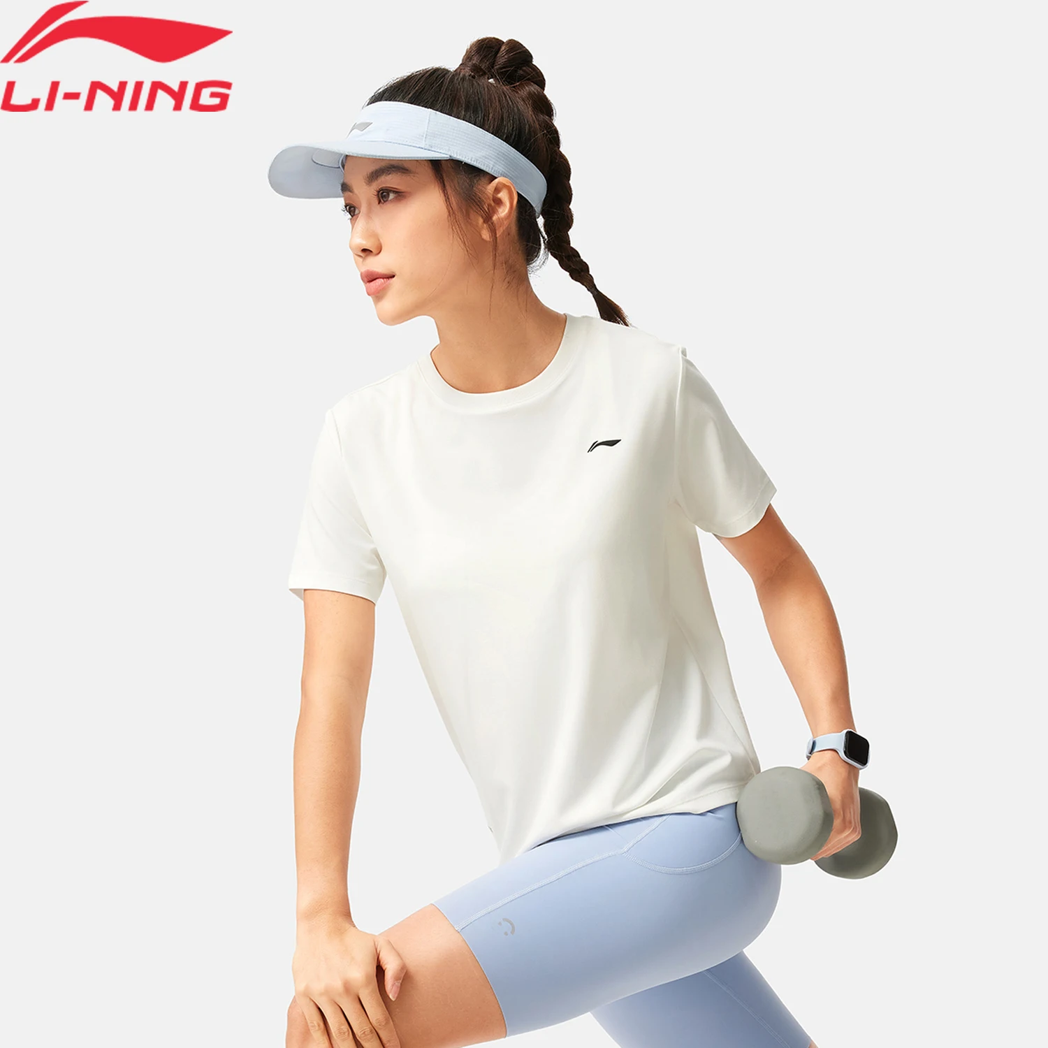 Li-Ning Women Training Fitness T-shirt AT DRY FREEZE 43%Viscose 41%Nylon 11%Modal 5%Spandex LiNing Loose Fit Tee Tops ATSV044
Li-Ning Women Training Fitness T-shirt AT DRY FREEZE 43%Viscose 41%Nylon 11%Modal 5%Spandex LiNing Loose Fit Tee Tops ATSV044