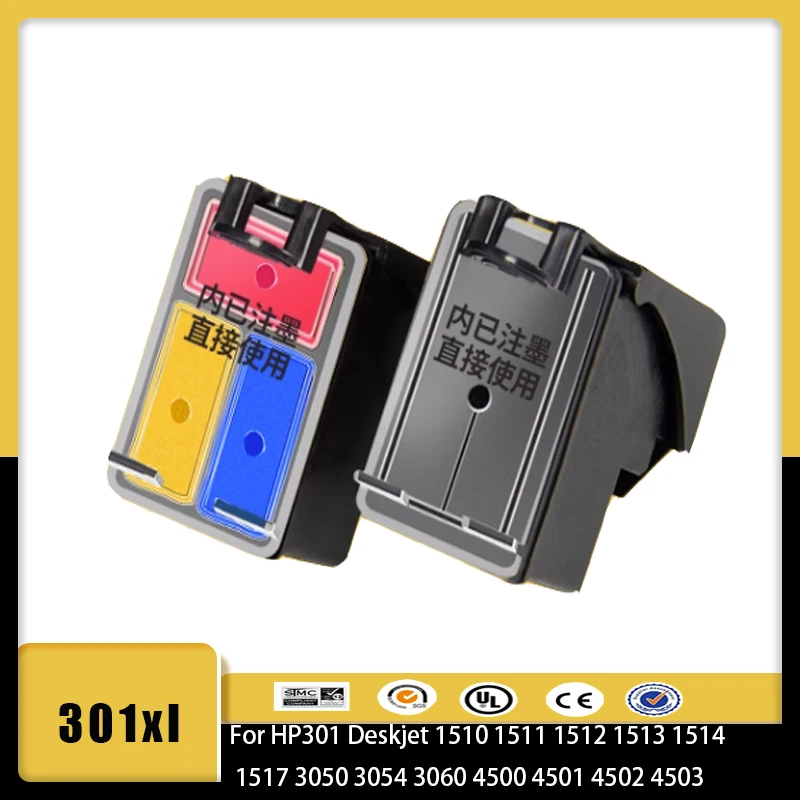301XL Ink Cartridge Compatible for HP 301 For HP301 Deskjet 1510 1511 1512 1513 1514 1517 3050 3054 3060 4500 4501 4502 4503
301XL Ink Cartridge Compatible for HP 301 For HP301 Deskjet 1510 1511 1512 1513 1514 1517 3050 3054 3060 4500 4501 4502 4503