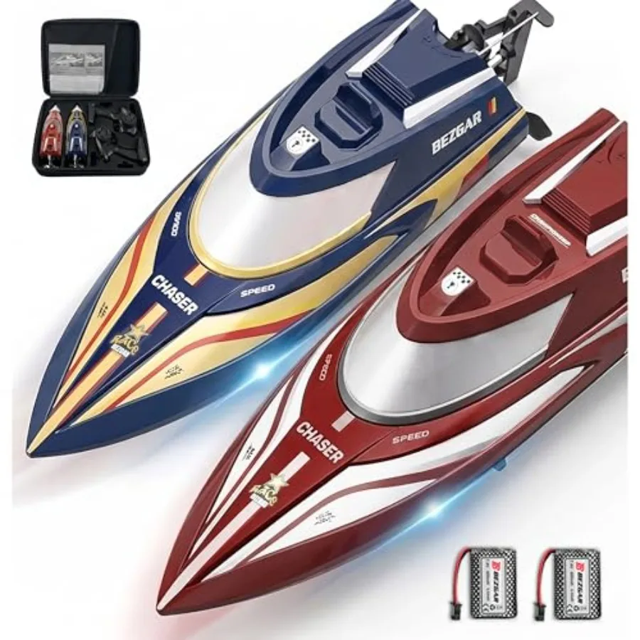 RC Boat for Pool/Lake/Ocean/Saltwater Use, ABS Plastic, Red Blue, Auto-Flip 8-Shape Demo, 12 Inch Fast Speed Remote Control Boa
RC Boat for Pool/Lake/Ocean/Saltwater Use, ABS Plastic, Red Blue, Auto-Flip 8-Shape Demo, 12 Inch Fast Speed Remote Control Boa