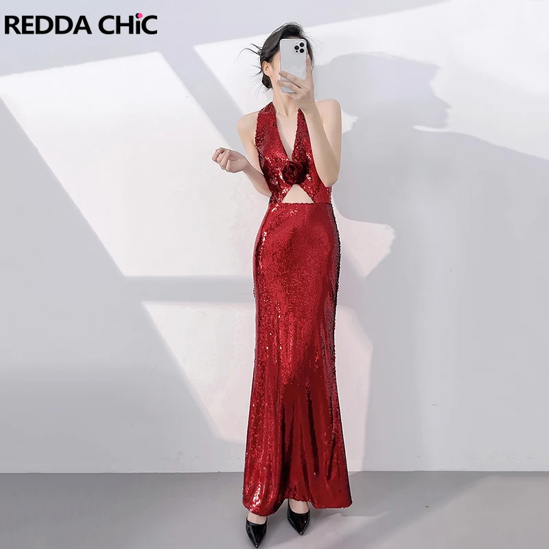 REDDACHiC романтическое вечернее платье с розовым блеском, женское облегающее платье русалки с лямкой на шее и открытой спиной, длинное платье макси, вечерняя сексуальная одежда на день рождения
REDDACHiC романтическое вечернее платье с розовым блеском, женское облегающее платье русалки с лямкой на шее и открытой спиной, длинное платье макси, вечерняя сексуальная одежда на день рождения