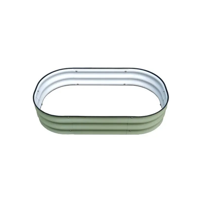 Metal Garden Planting Bed Outdoor Garden Oval Large Pot Gardening Decoration
Metal Garden Planting Bed Outdoor Garden Oval Large Pot Gardening Decoration