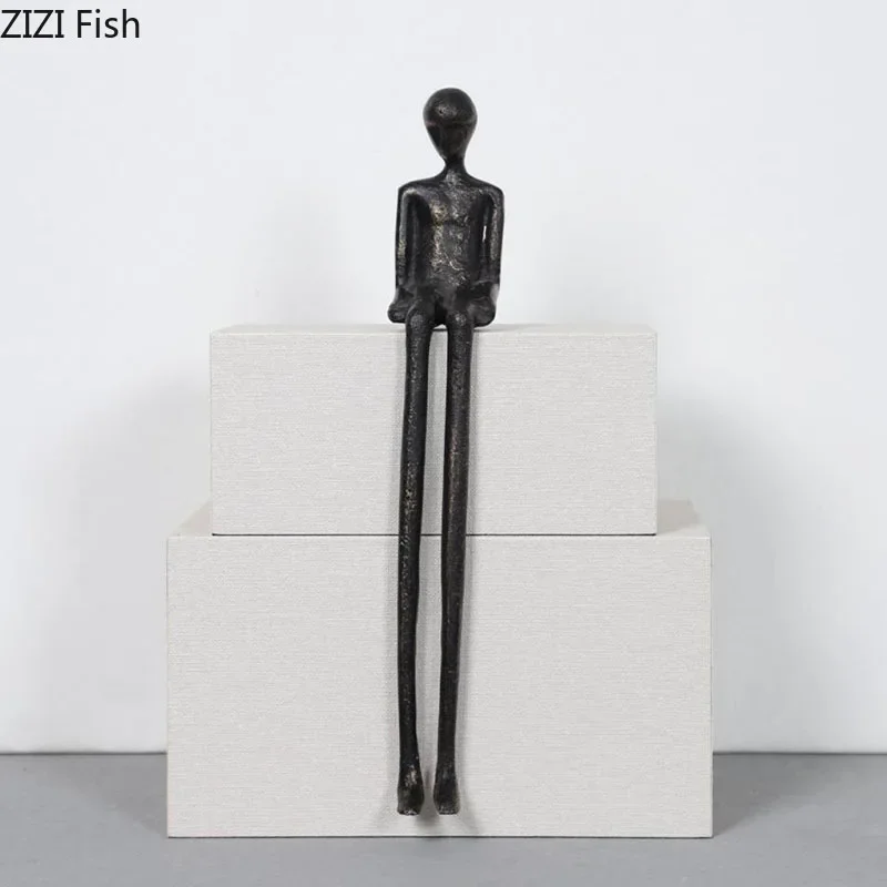 Creative Black Character Metal Statue Desk Decoration Ornaments Crafts Modern Home Decor Abstract Figure Artwork Sculpture
Creative Black Character Metal Statue Desk Decoration Ornaments Crafts Modern Home Decor Abstract Figure Artwork Sculpture