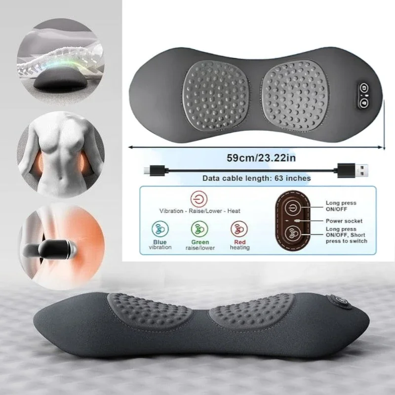 Ok Panger 3-в-1 с массажным подогревом, тракция шиацу, глубокие ткани, портативный массажер для снятия боли в плечах, нижней части спины, талии
Ok Panger 3-в-1 с массажным подогревом, тракция шиацу, глубокие ткани, портативный массажер для снятия боли в плечах, нижней части спины, талии