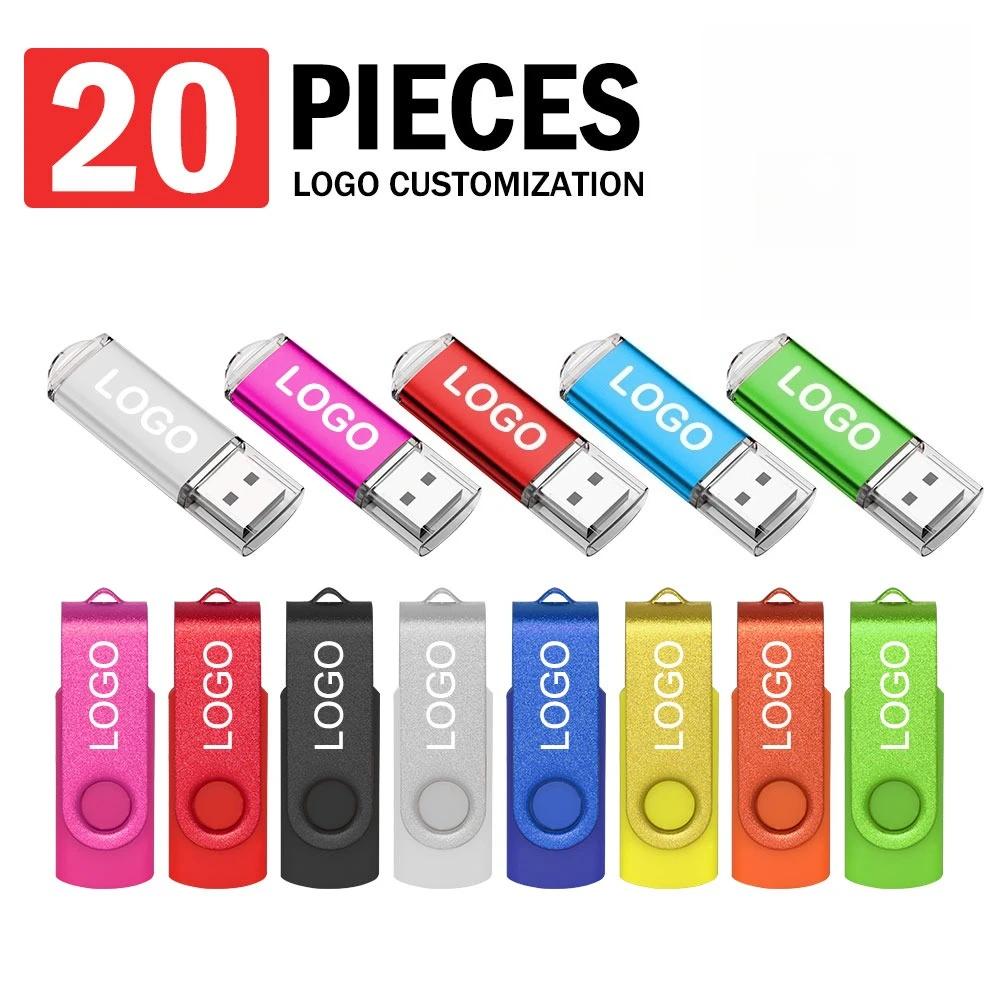 20Pcs wholesale USB 2.0 Flash Drive 128MB 1GB 2GB Pen Drive Business gift 4GB 8GB 16GB 32GB 64GB Flash Disk Free Custom Logo
20Pcs wholesale USB 2.0 Flash Drive 128MB 1GB 2GB Pen Drive Business gift 4GB 8GB 16GB 32GB 64GB Flash Disk Free Custom Logo