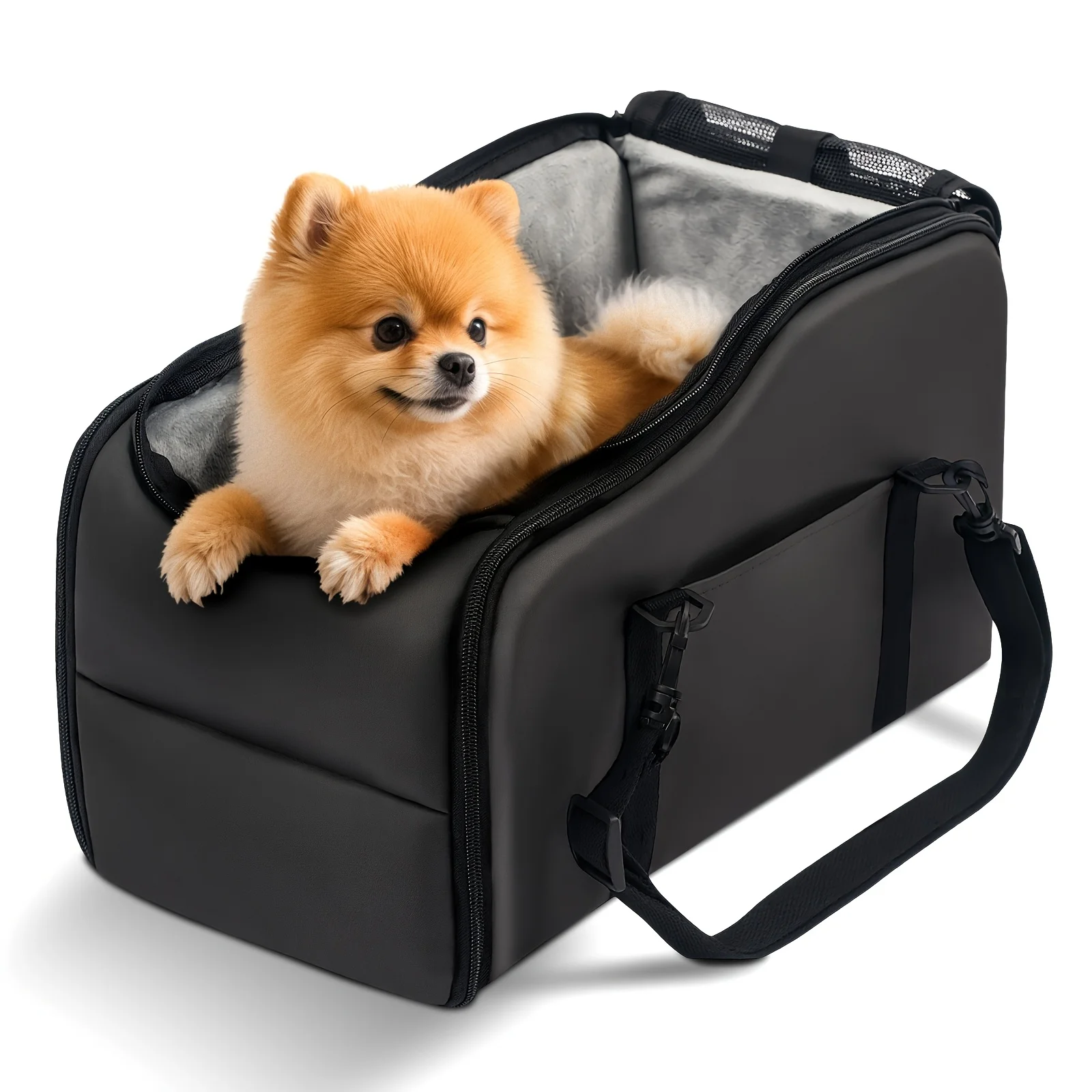 Pet Booster Seat for Cars, Dog Car Carrier with Safety Harness, Central Control Pet Nest, Portable Travel Vehicle Pet Bed for Small Dogs, Cats Easy-Clean & Sturdy Construction | Ideal Gift for Pet Owners | Multiple Colors to Choose From
Pet Booster Seat for Cars, Dog Car Carrier with Safety Harness, Central Control Pet Nest, Portable Travel Vehicle Pet Bed for Small Dogs, Cats Easy-Clean & Sturdy Construction | Ideal Gift for Pet Owners | Multiple Colors to Choose From
