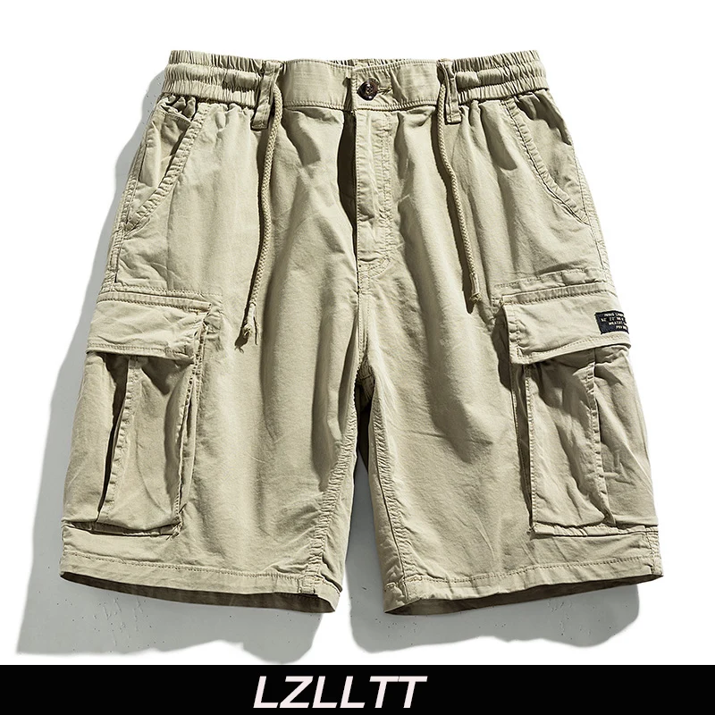 Summer Men Cargo Cotton Multi Pocket Shorts Men Casual Solid Elastic Waist Breeche Bermuda Beach Jogger Shorts Male Dropshipping
Summer Men Cargo Cotton Multi Pocket Shorts Men Casual Solid Elastic Waist Breeche Bermuda Beach Jogger Shorts Male Dropshipping