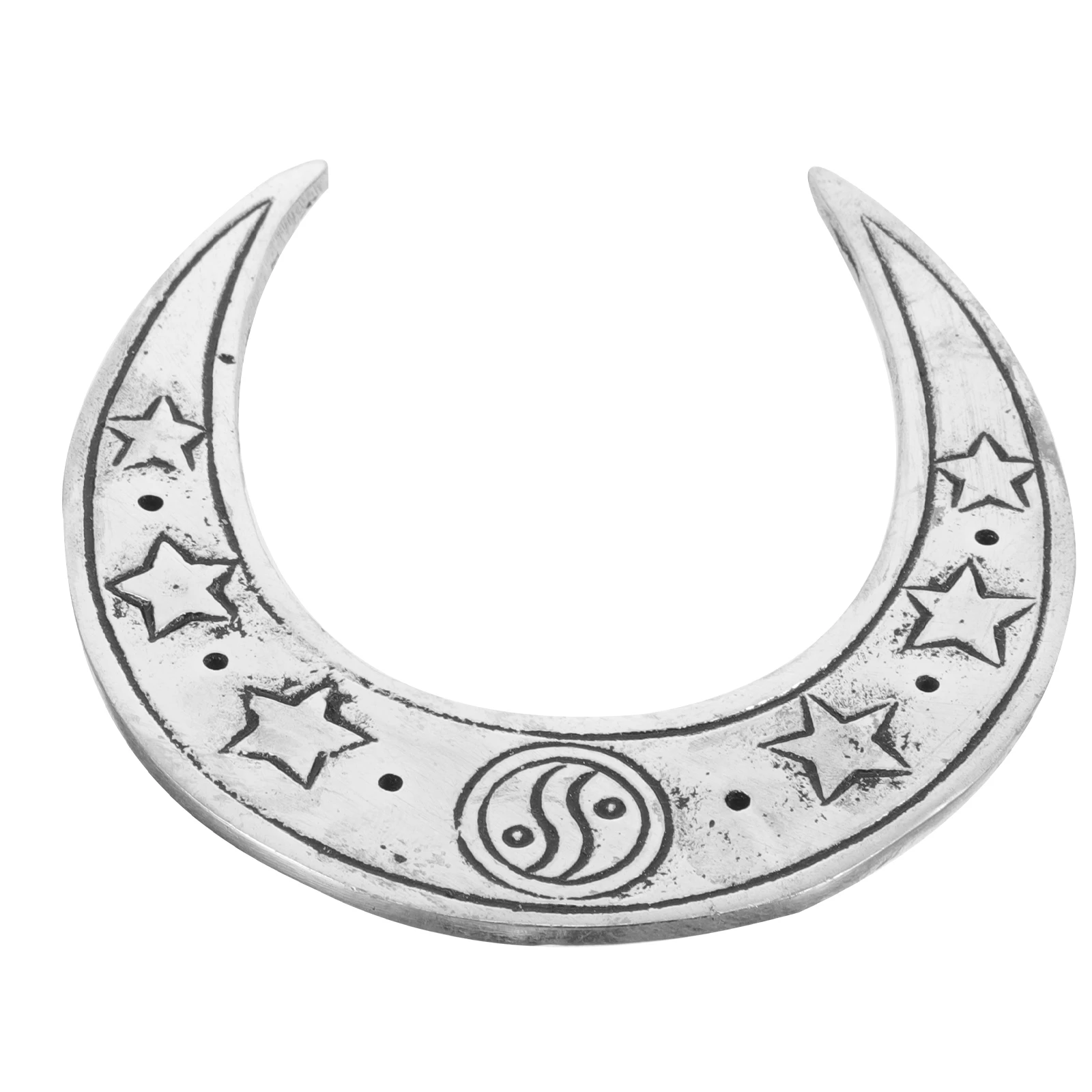 1pcs Moon Shaped Incense Holder Aluminum Alloy Aromatherapy Burner Decorative Home Ornament Metal Craftsmanship
1pcs Moon Shaped Incense Holder Aluminum Alloy Aromatherapy Burner Decorative Home Ornament Metal Craftsmanship