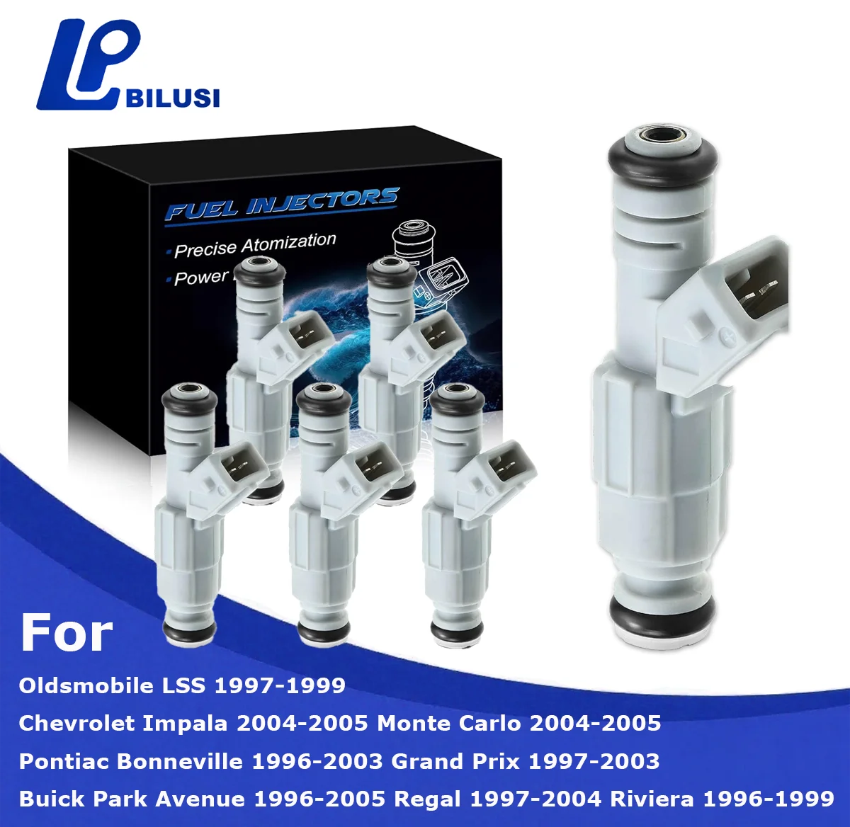 Bilusi Fuel Injectors For Buick Regal Park Avenue Riviera Chevrolet Impala Monte Carlo Oldsmobile LSS V6 3.8L 0280155868
Bilusi Fuel Injectors For Buick Regal Park Avenue Riviera Chevrolet Impala Monte Carlo Oldsmobile LSS V6 3.8L 0280155868