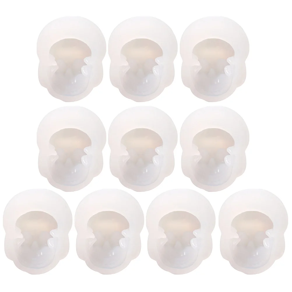 10 Pcs Skull Silicone Mold Pendant Diy Single Necklace Casting Charm Molds Silica Gel Mould for Women's
10 Pcs Skull Silicone Mold Pendant Diy Single Necklace Casting Charm Molds Silica Gel Mould for Women's