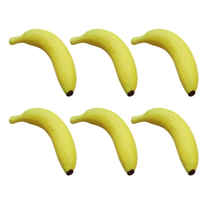 652F 6Pieces Realistic Artificial Bananas Artificial Fruit Model Foam Texture Perfect for Restaurant Displays and Photography
652F 6Pieces Realistic Artificial Bananas Artificial Fruit Model Foam Texture Perfect for Restaurant Displays and Photography