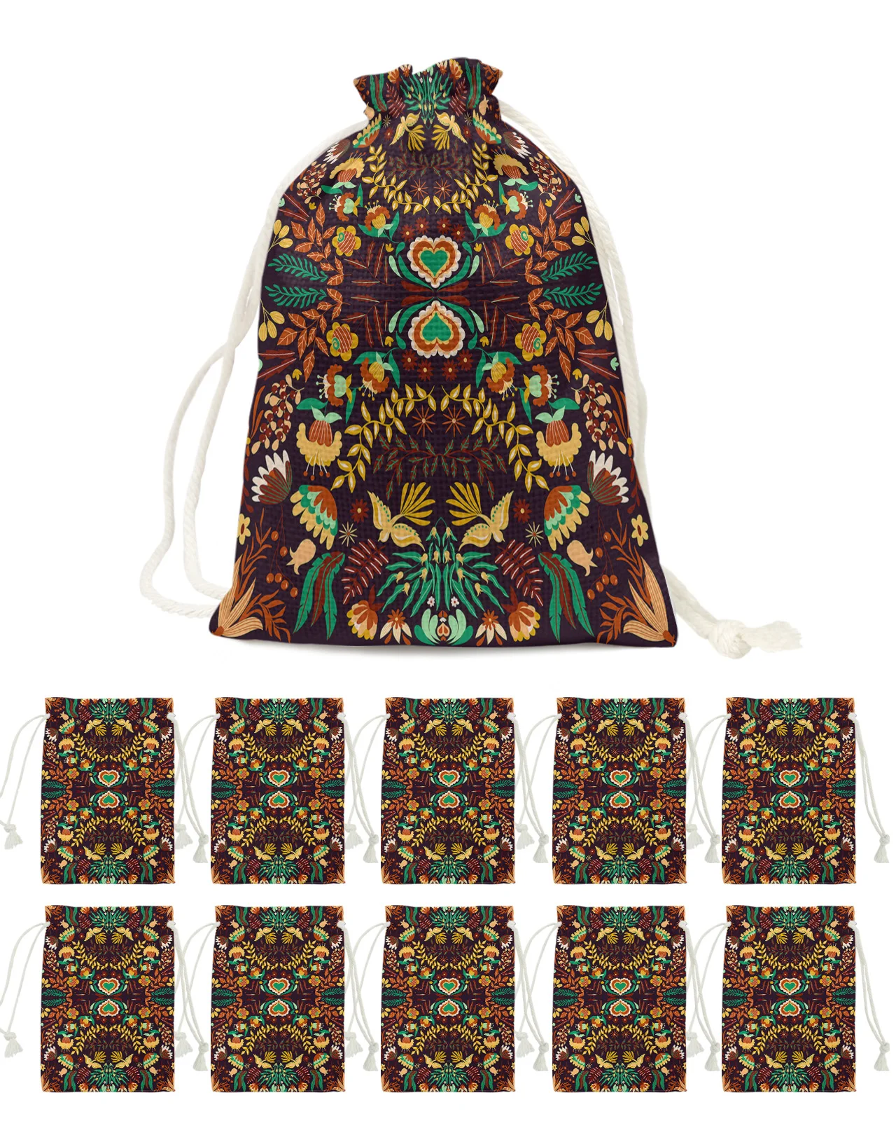 Colorful Mexico Flower Bird Candy Bags Santa Gift Bag Home Party Decorations Navidad Xmas Linen Gift Bags Packing Supplies
Colorful Mexico Flower Bird Candy Bags Santa Gift Bag Home Party Decorations Navidad Xmas Linen Gift Bags Packing Supplies